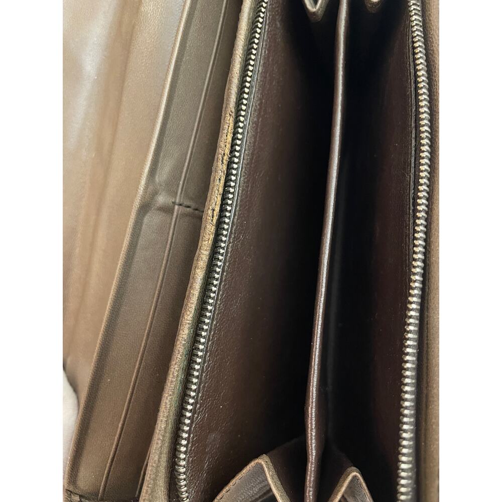 BOTTEGA VENETA RARE Intrecciato Long Wallet COA Pre-loved - Picture 13 of 14